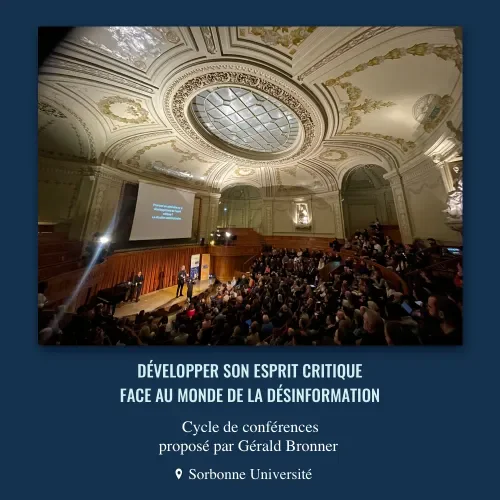 Apéro-Conférence Gérald Bronner (retransmission vidéo)
